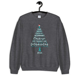 PCOS Awareness Christmas Hope Sweatshirt