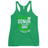 Organ Donors Awareness Who Wouldn't Want A Piece Of This Women's Racerback Tank Top