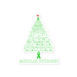 Muscular Dystrophy Awareness Christmas Hope Sticker - The Awareness Store