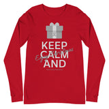 Brain Cancer Awareness Keep Calm and Enjoy Christmas Long Sleeve T-Shirt