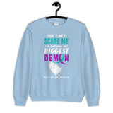 Suicide Awareness You Can't Scare Me Halloween Sweatshirt - The Awareness Store