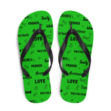 Mental Health Awareness Be Kind Pattern Flip-Flops - The Awareness Store