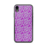 Pancreatic Cancer Awareness Ribbon Pattern iPhone Case - The Awareness Store