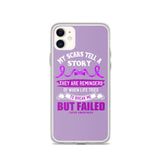 Lupus Awareness My Scars Tell A Story iPhone Case - The Awareness Store