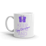 Crohn's Awareness Keep Calm and Enjoy Christmas Mug - The Awareness Store