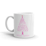 Breast Cancer Awareness Christmas Hope Mug