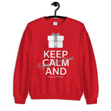 Lung Cancer Awareness Keep Calm and Enjoy Christmas Sweater