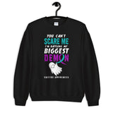 Suicide Awareness You Can't Scare Me Halloween Sweatshirt - The Awareness Store