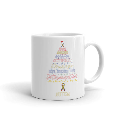 Autism Awareness Christmas Hope Mug - The Awareness Store
