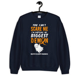 Multiple Sclerosis Awareness You Can't Scare Me Halloween Sweatshirt