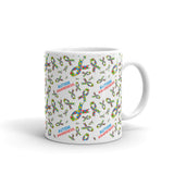 Autism Awareness Ribbon Pattern Mug - The Awareness Store