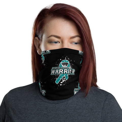 Ovarian Cancer Warrior Face Mask Neck Gaiter Washable Reusable - The Awareness Store