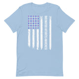 Rheumatoid Arthritis Awareness USA Flag Unisex T-Shirt