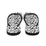 Melanoma Awareness Ribbon Pattern Flip-Flops - The Awareness Store