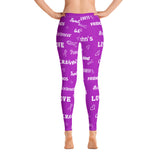 Crohn's Awareness Be Kind Pattern Leggings