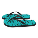 Anxiety Awareness Be Kind Pattern Flip-Flops - The Awareness Store