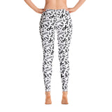 Melanoma Awareness Ribbon Pattern Leggings