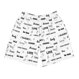 Lung Cancer Awareness Be Kind Pattern Shorts - The Awareness Store