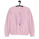 Pancreatic Cancer Awareness Christmas Hope Sweatshirt