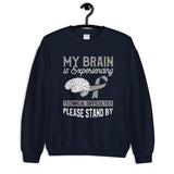 Brain Cancer Awareness Experiencing Technical Difficulties Sweatshirt - The Awareness Store