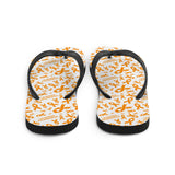 Leukemia Awareness Ribbon Pattern Flip-Flops