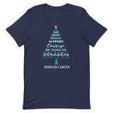 Ovarian Cancer Awareness Christmas Hope T-Shirt - The Awareness Store