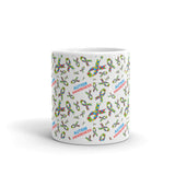 Autism Awareness Ribbon Pattern Mug - The Awareness Store