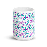 Suicide Awareness Ribbon Pattern Mug