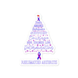 Rheumatoid Arthritis Awareness Christmas Hope Sticker