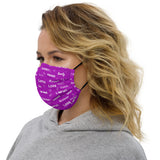 Lupus Awareness Be Kind Pattern Premium Face Mask