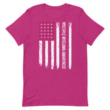 Multiple Myeloma Awareness USA Flag Unisex T-Shirt