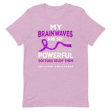 Epilepsy Awareness Doctors Study My Brainwaves Premium T-Shirt - The Awareness Store