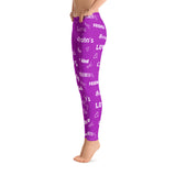 Crohn's Awareness Be Kind Pattern Leggings