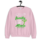 Lymphoma Awareness In This Family No One Fights Alone Sweatshirt