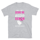 Breast Cancer Awareness You Can't Scare Me Halloween T-Shirt
