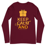 Multiple Sclerosis Awareness Keep Calm and Enjoy Christmas Long Sleeve T-Shirt