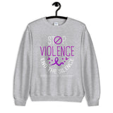 Domestic Violence Awareness End The Silence Sweatshirt