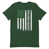 Organ Donors Awareness USA Flag Unisex T-Shirt