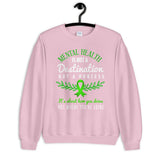 Mental Health Awareness Not A Journey But A Process Sweatshirt - The Awareness Store