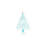 PCOS Awareness Christmas Hope Sticker