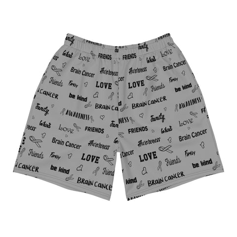 Brain Cancer Awareness Be Kind Pattern Shorts - The Awareness Store