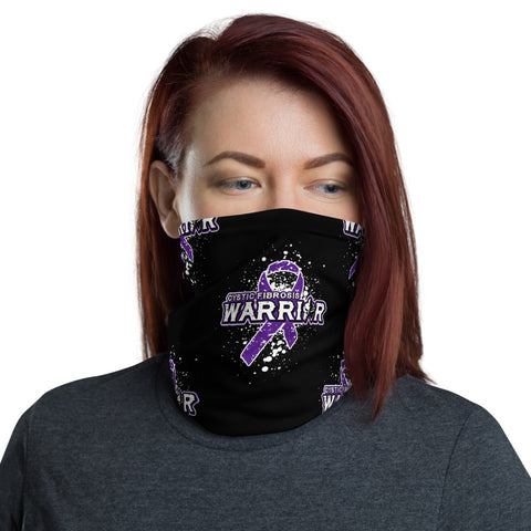 Cystic Fibrosis Warrior Face Mask Neck Gaiter Washable Reusable - The Awareness Store