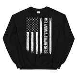 Melanoma Awareness USA Flag Sweatshirt