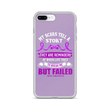 Lupus Awareness My Scars Tell A Story iPhone Case - The Awareness Store