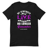 Alzheimer's Awareness We Remember Their Love Premium T-Shirt