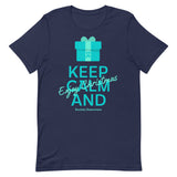 Anxiety Awareness Keep Calm and Enjoy Christmas T-Shirt - The Awareness Store