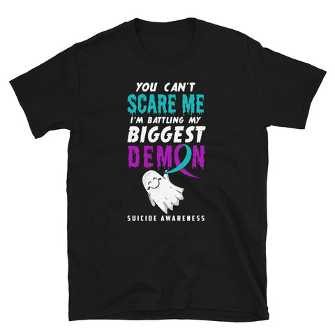 Suicide Awareness You Can't Scare Me Halloween T-Shirt - The Awareness Store
