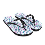 Suicide Awareness Ribbon Pattern Flip-Flops - The Awareness Store