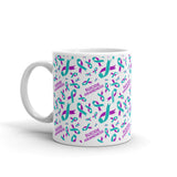 Suicide Awareness Ribbon Pattern Mug