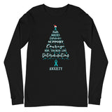 Anxiety Awareness Christmas Hope Long Sleeve T-Shirt - The Awareness Store